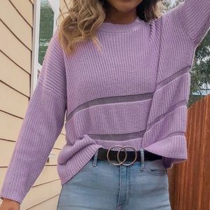 Forever 21 lavender sweater